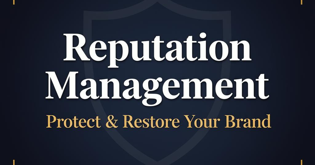Personal Reputation Management: The Executive Playbook
